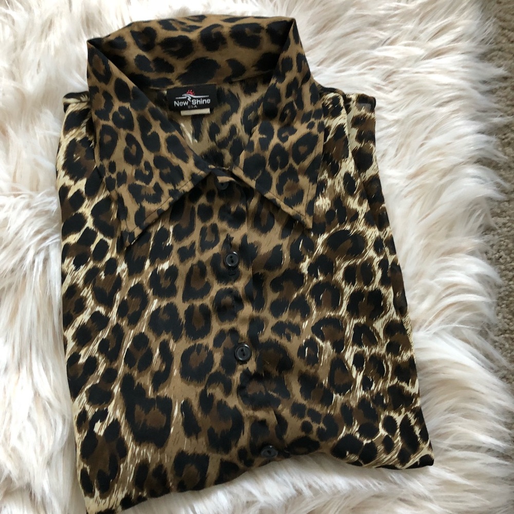 Leopard Print Blouse